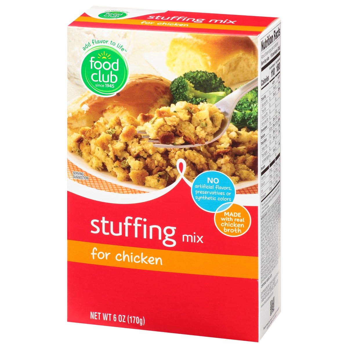 slide 11 of 11, Food Club Stuffing Mix, Chicken Flavored, 6 oz