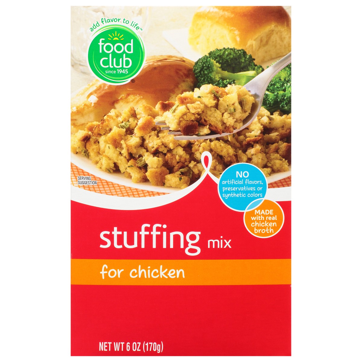 slide 3 of 11, Food Club Stuffing Mix, Chicken Flavored, 6 oz