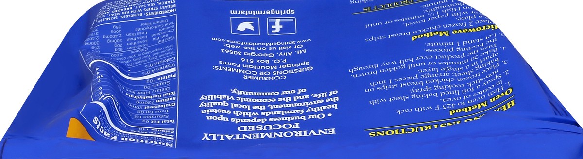 slide 6 of 6, Springer Mountain Farms Chicken Breast Strips 24 oz, 24 oz