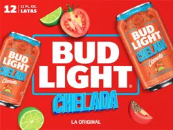 Bud Light Original Chelada Premium Light Lager Original Beer 12 ea