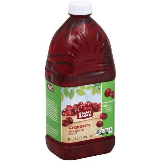 slide 1 of 1, Giant Eagle Cranberry Juice Cocktail - 64 oz, 64 oz