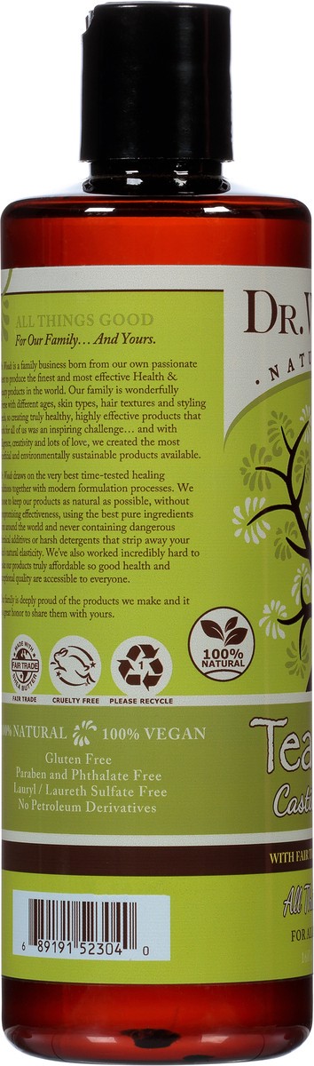 slide 8 of 9, Dr. Woods Tea Tree with Fair Trade Shea Butter Castile Soap 16 fl oz, 16 fl oz