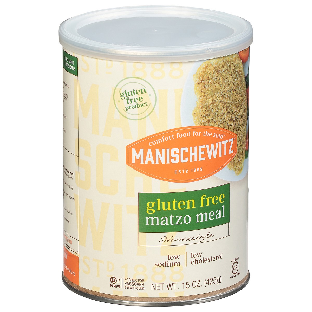 slide 9 of 9, Manischewitz Gluten Free Matzo Meal 15 oz, 15 oz