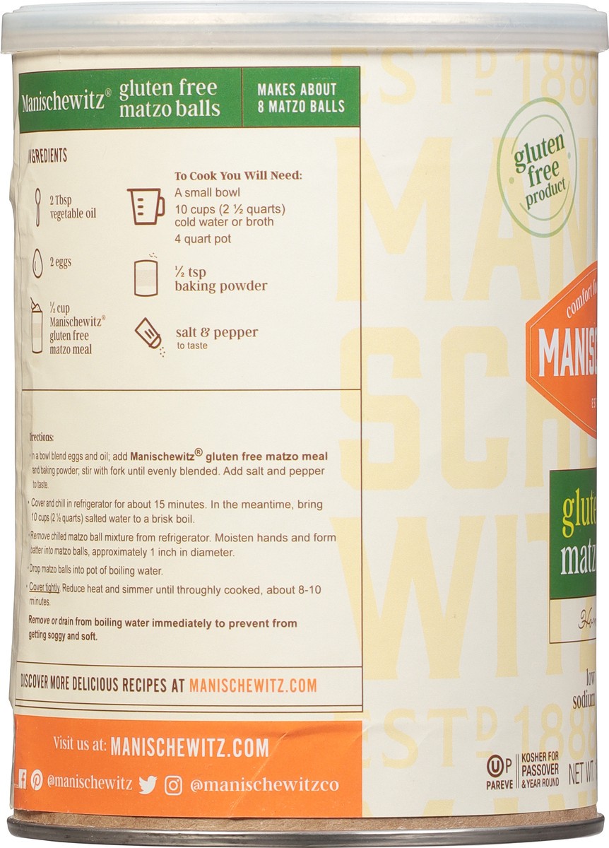 slide 4 of 9, Manischewitz Gluten Free Matzo Meal 15 oz, 15 oz