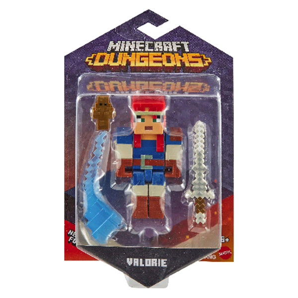slide 1 of 1, Minecraft Dungeons 3.25'' Collectible Battle Figure and Accessories Assortment, 1 ct