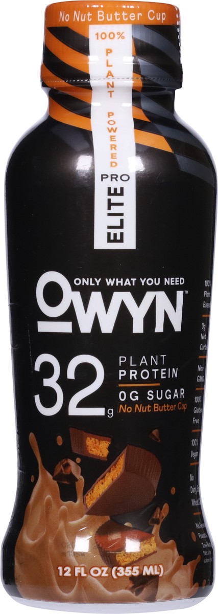 slide 7 of 9, OWYN Pro Elite No Nut Butter Cup Protein Shake 12 fl oz, 12 fl oz