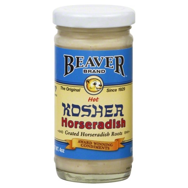 slide 1 of 1, Beaver Brand Hot Kosher Horseradish, 4 oz