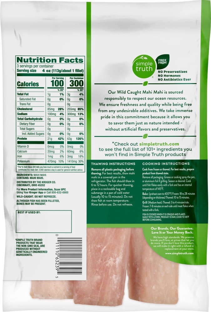 slide 2 of 2, Simple Truth Mahi Mahi, 12 oz
