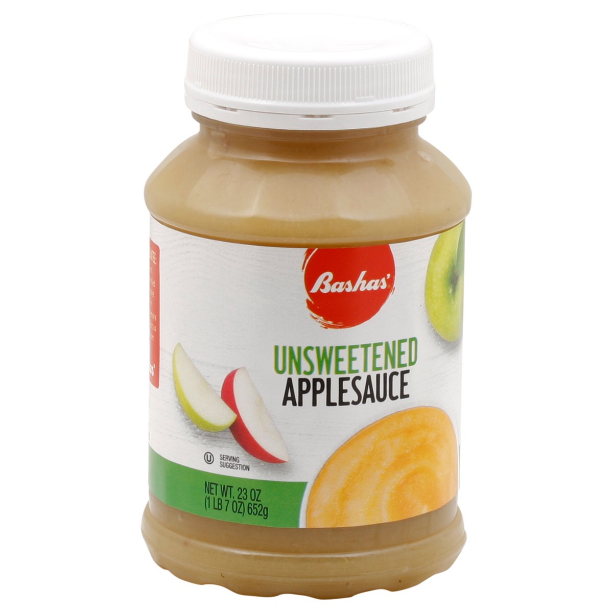 slide 12 of 13, Bashas Applsauce Unswetnd 23oz, 23 oz