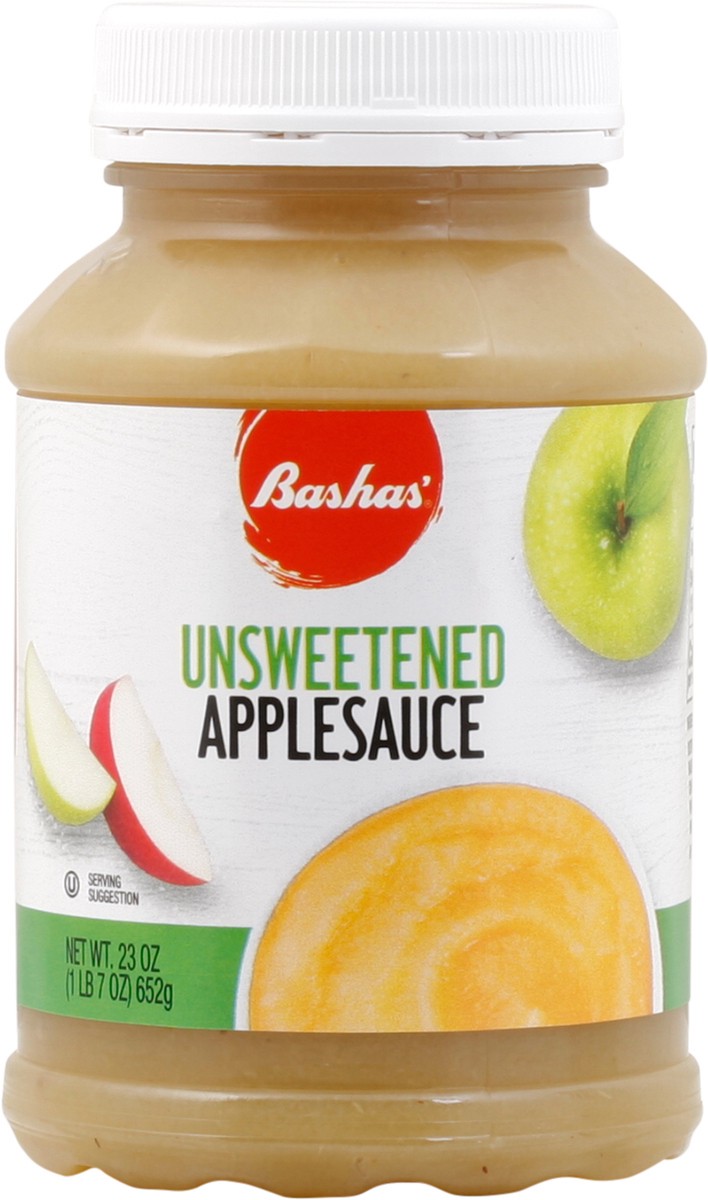 slide 3 of 13, Bashas Applsauce Unswetnd 23oz, 23 oz