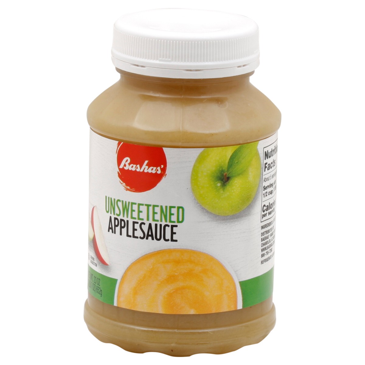 slide 2 of 13, Bashas Applsauce Unswetnd 23oz, 23 oz