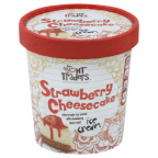 slide 1 of 1, HT Traders Ice Cream - Strawberry Cheesecake, 16 oz