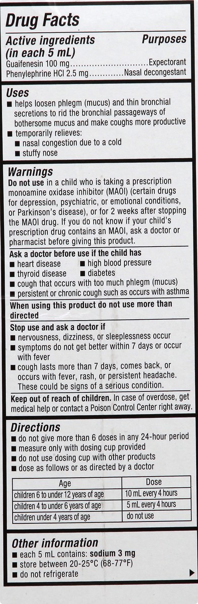 slide 9 of 9, Mucinex Children's Liquid - Stuffy Nose & Cold Mixed Berry 4 oz. (Packaging May Vary), 4 fl oz