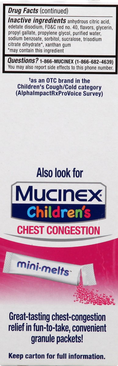 slide 8 of 9, Mucinex Children's Liquid - Stuffy Nose & Cold Mixed Berry 4 oz. (Packaging May Vary), 4 fl oz