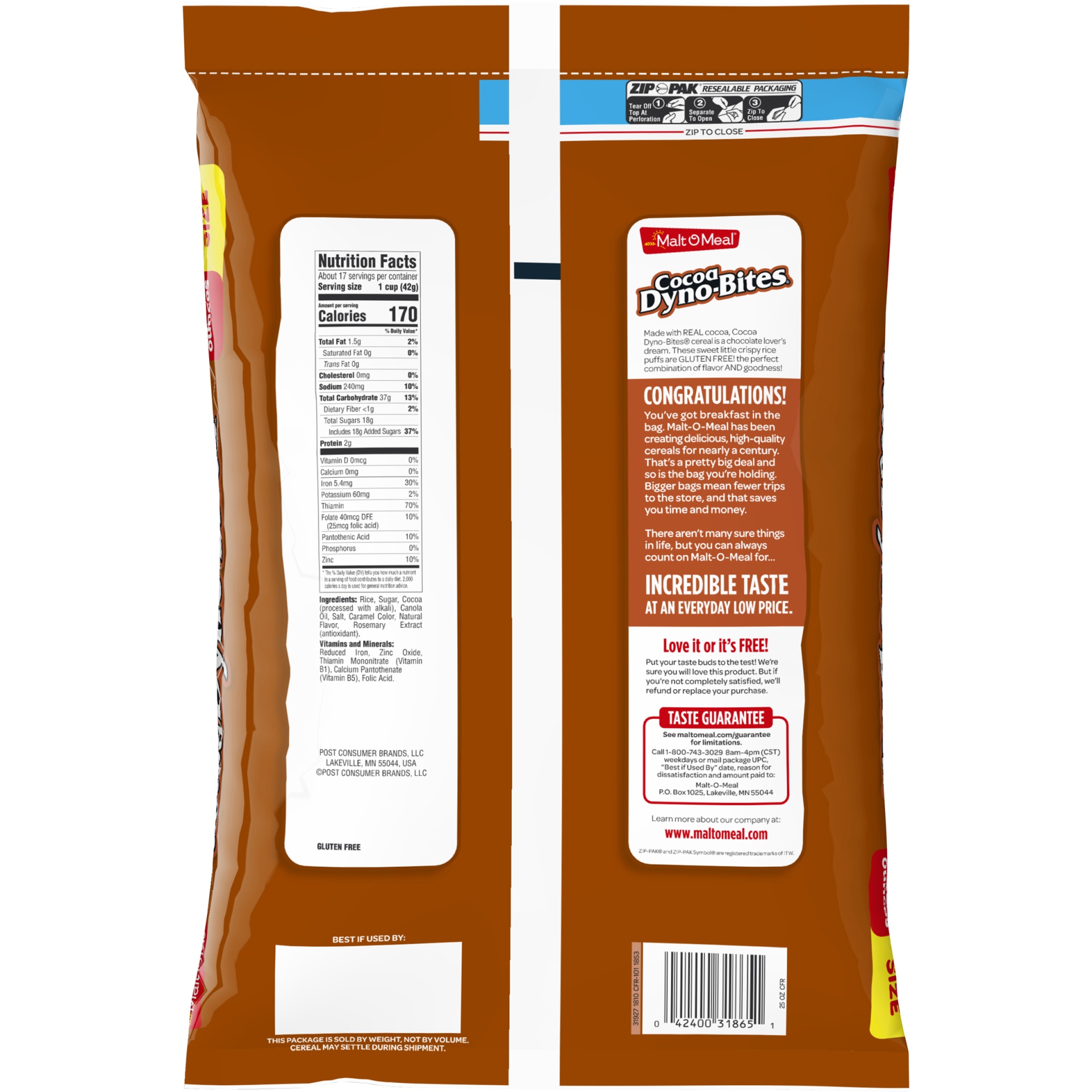 MaltOMeal Cocoa DynoBites Cereal 25 oz Shipt