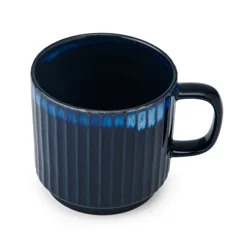 Pfaltzgraff Mug Stacking Reactive Blue 14 oz