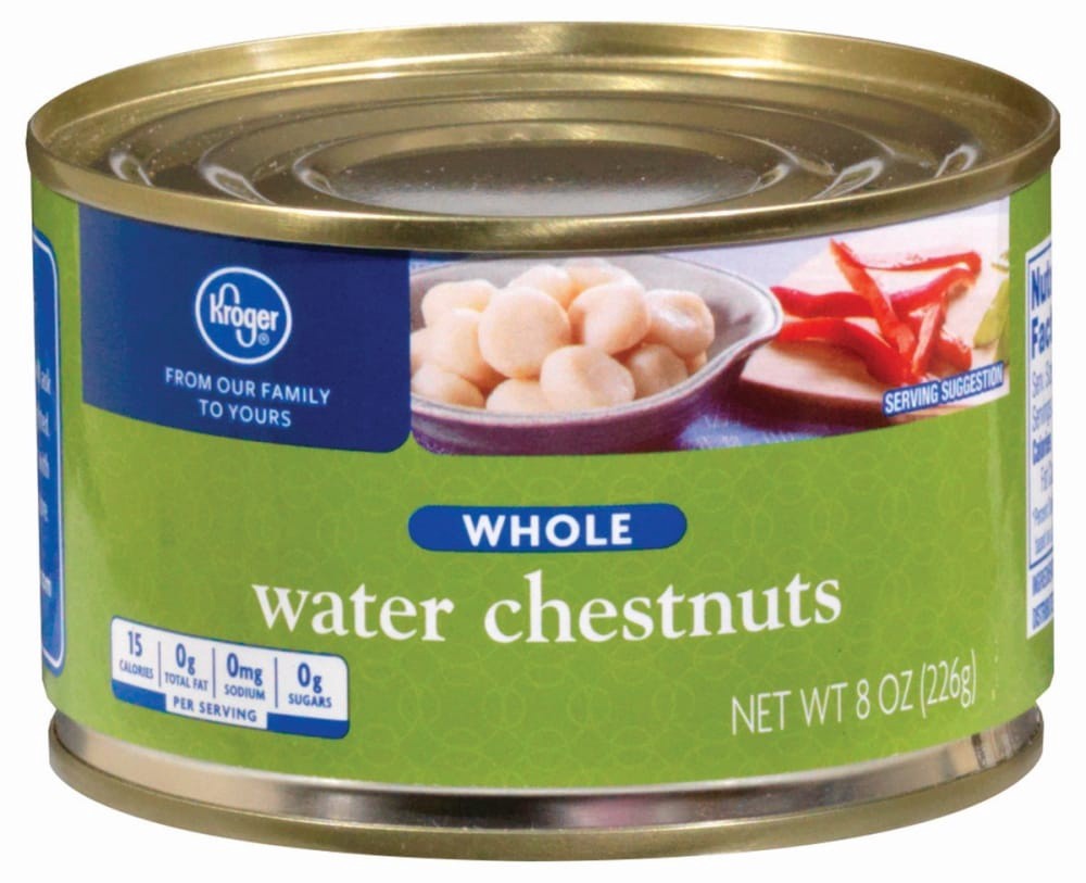 slide 2 of 3, Kroger Whole Water Chestnuts, 8 oz