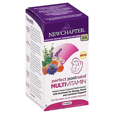 slide 1 of 6, New Chapter Perfect Postnatal Multivitamin, 48 ct