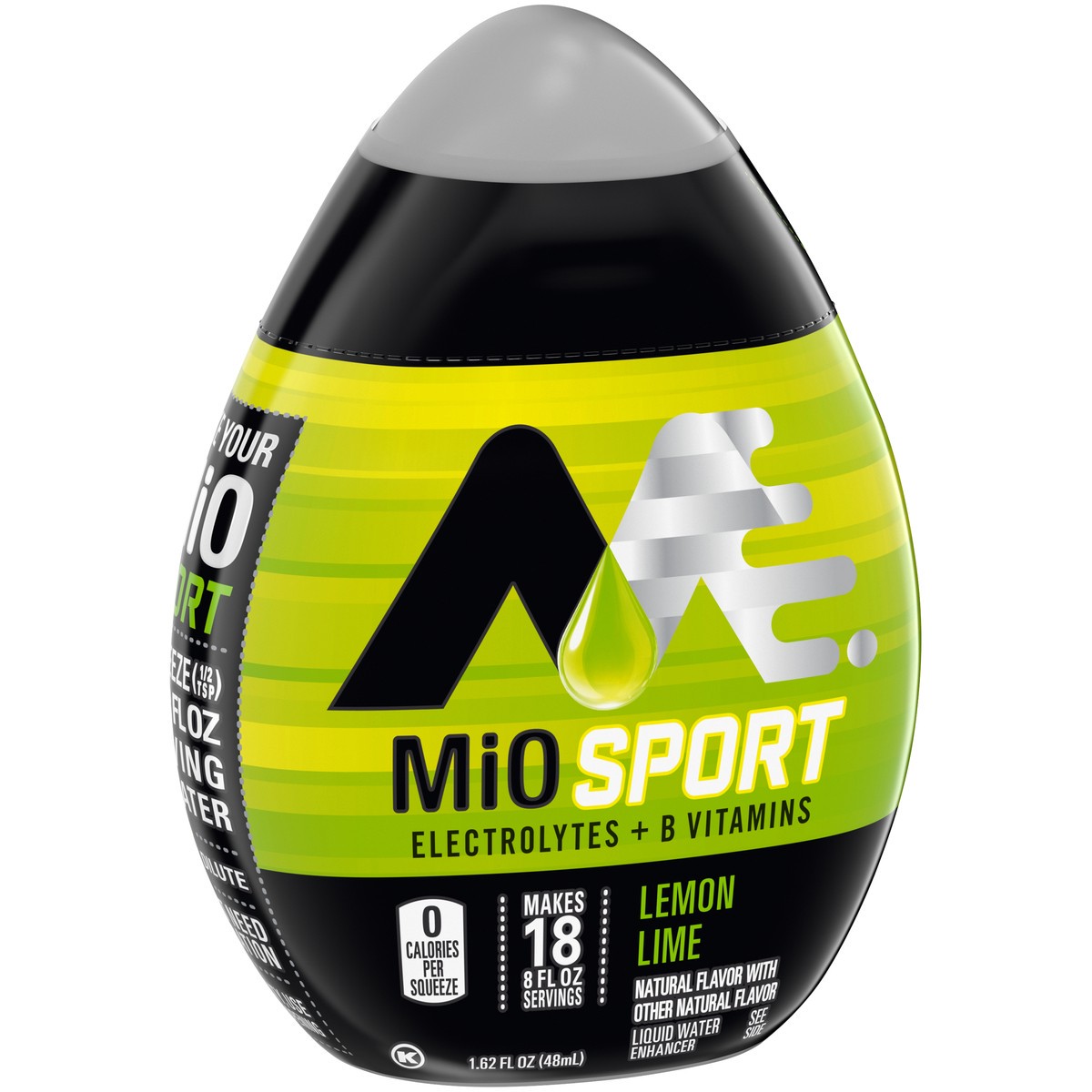 slide 6 of 9, mio Hydrate Lemon Lime Flavored with other natural flavor Liquid Water Enhancer, 1.62 fl oz Bottle, 1.62 fl oz