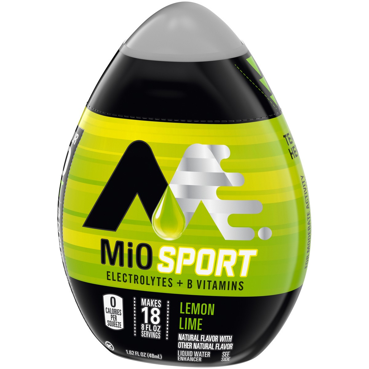 slide 8 of 9, mio Hydrate Lemon Lime Flavored with other natural flavor Liquid Water Enhancer, 1.62 fl oz Bottle, 1.62 fl oz