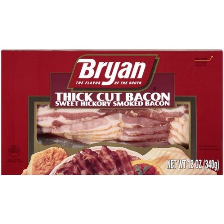slide 1 of 1, Bryan Thick Cut Sweet Hickory Bacon, 12 oz