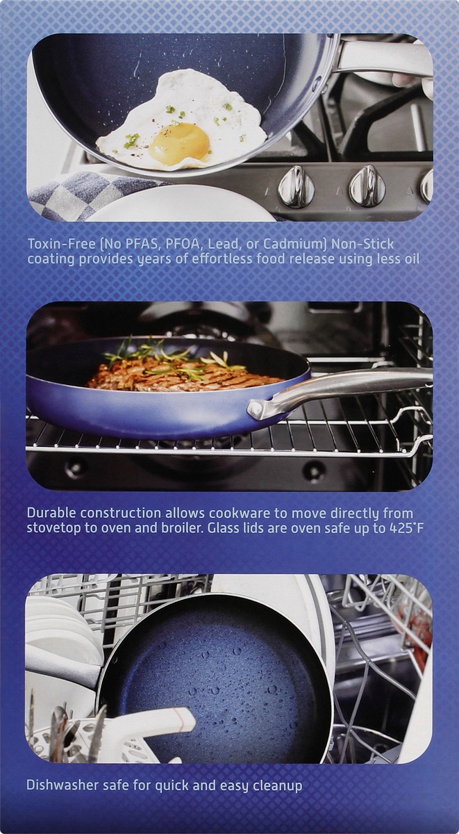 slide 8 of 9, Blue Diamond Cookware Set, 10 ct