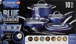 Blue Diamond Cookware Set