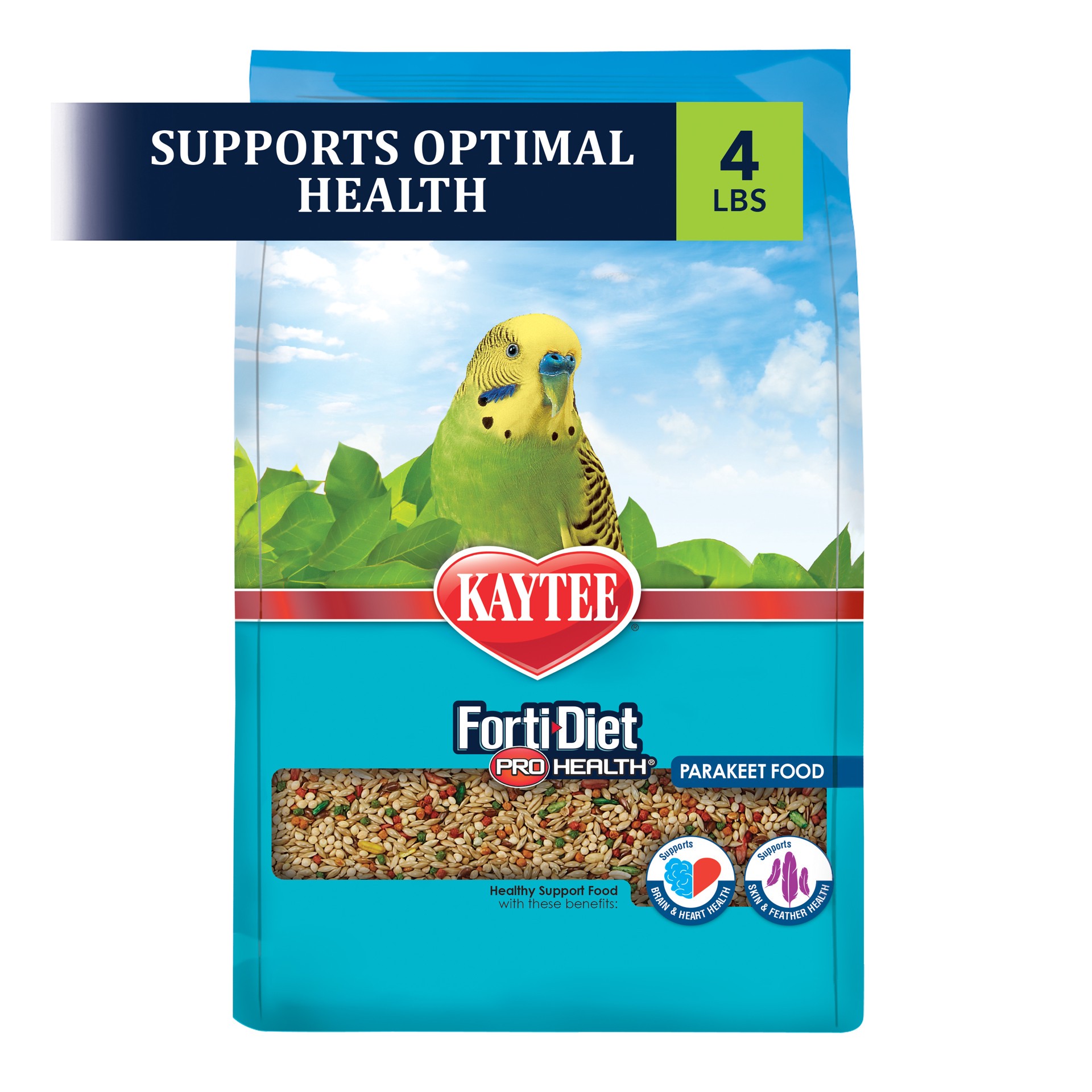 slide 7 of 10, Kaytee Pet Specialty Kaytee Forti-Diet Pro Health Parakeet Food, 4 lb, 1 ct