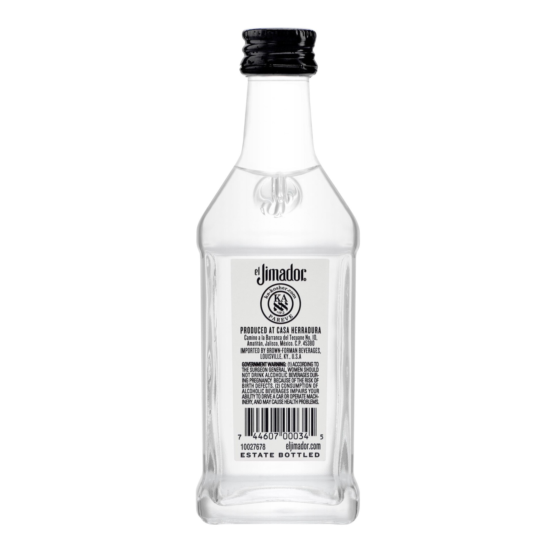 slide 2 of 5, El Jimador Silver Tequila, 50 mL Bottle, 80 Proof, 50 ml