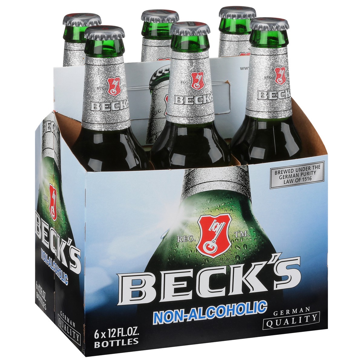 slide 2 of 9, Beck's Non-Alcoholic Beer 6 - 12 fl oz Bottles, 6 ct; 12 oz