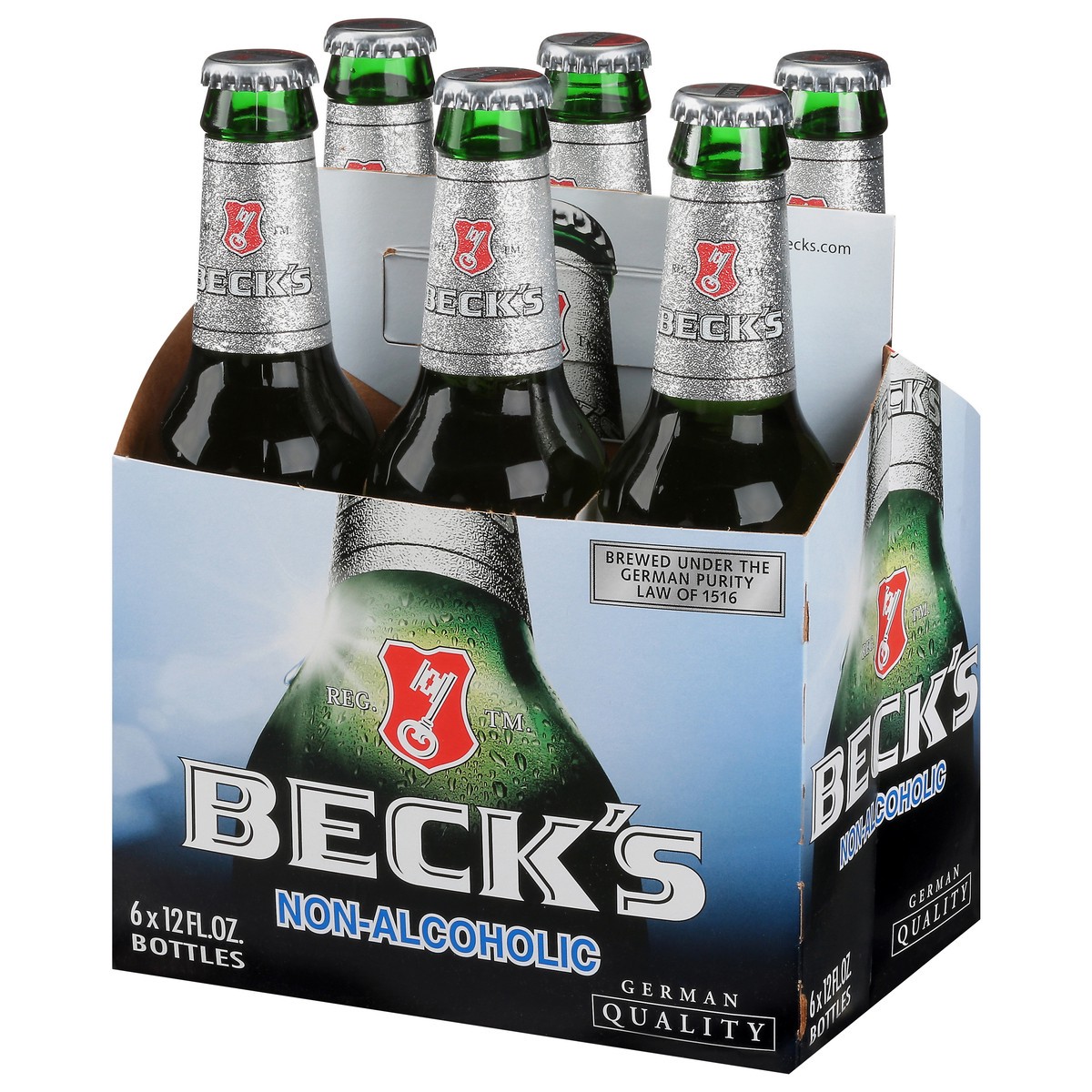 slide 3 of 9, Beck's Non-Alcoholic Beer 6 - 12 fl oz Bottles, 6 ct; 12 oz