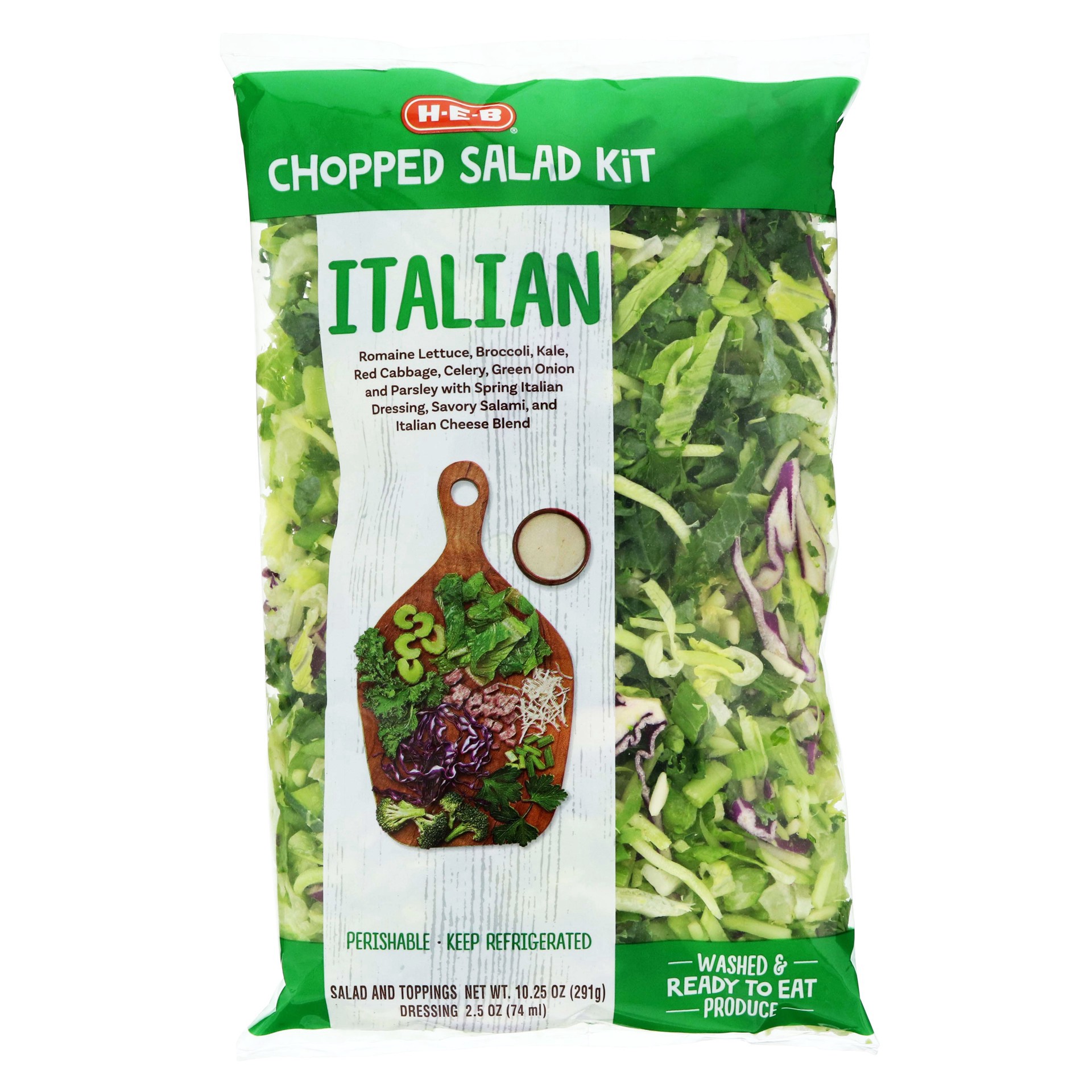 slide 1 of 1, H-E-B Italian Chopped Salad Kit, 12.75 oz