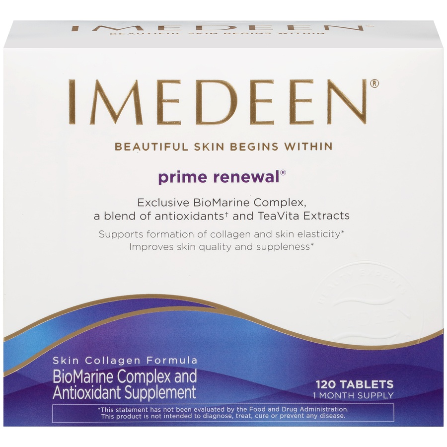 slide 1 of 1, IMEDEEN Prime Renewal (120 Count) Skin Collagen Formula for 50 Plus Skincare Beauty Supplement, 120 ct