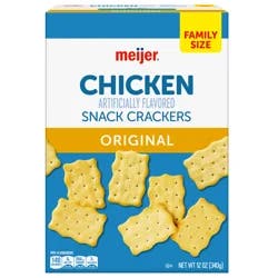 MEIJER CRACKERS CHICKEN FAMILY SIZE 12 OZ