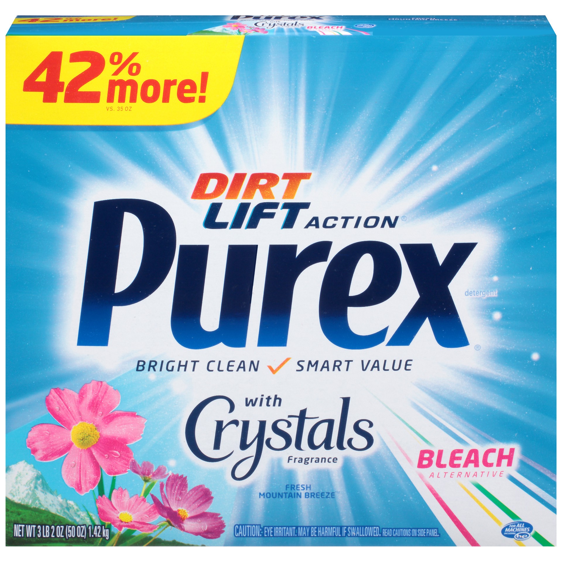 slide 3 of 4, Purex Detergent 50 oz, 3.125 lb