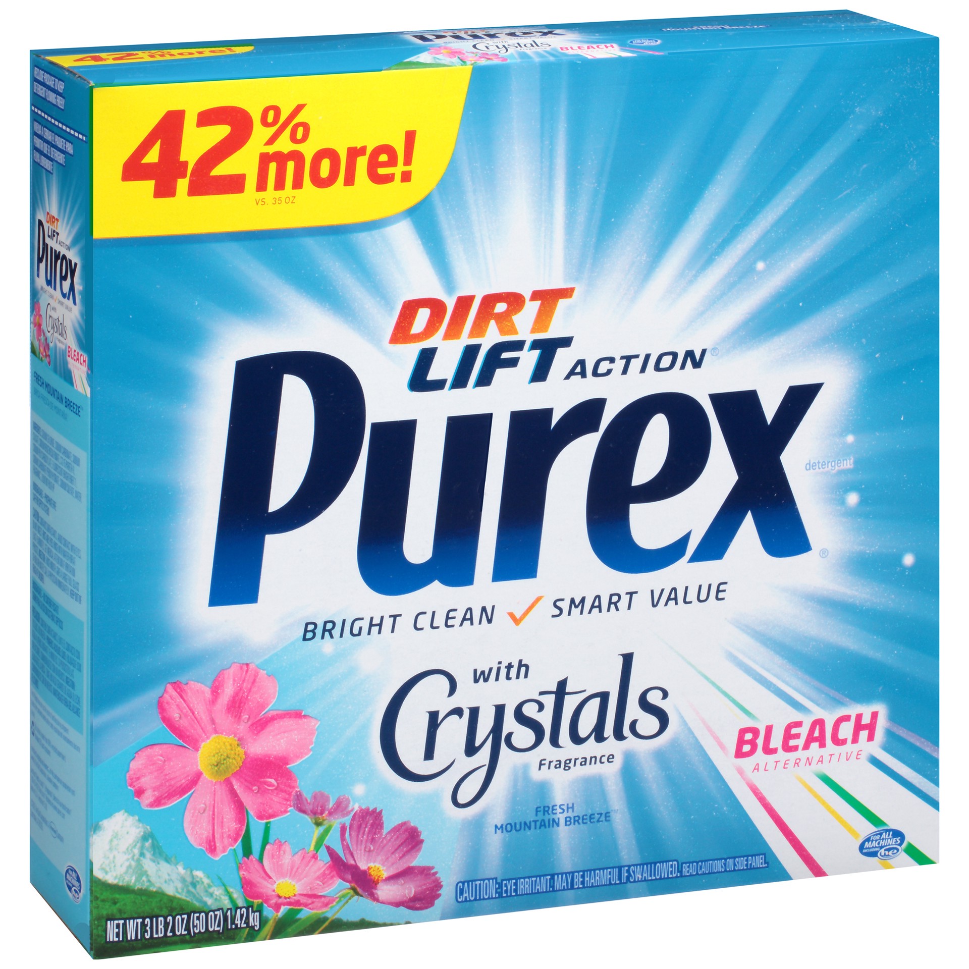 slide 4 of 4, Purex Detergent 50 oz, 3.125 lb