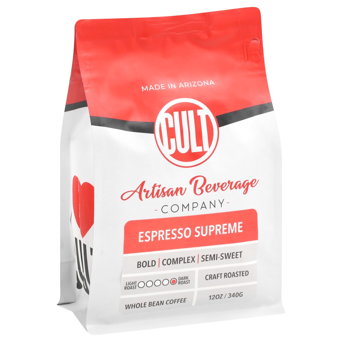 slide 9 of 9, Cult Dark Roast Whole Bean Espresso Supreme Coffee - 12 oz, 12 oz