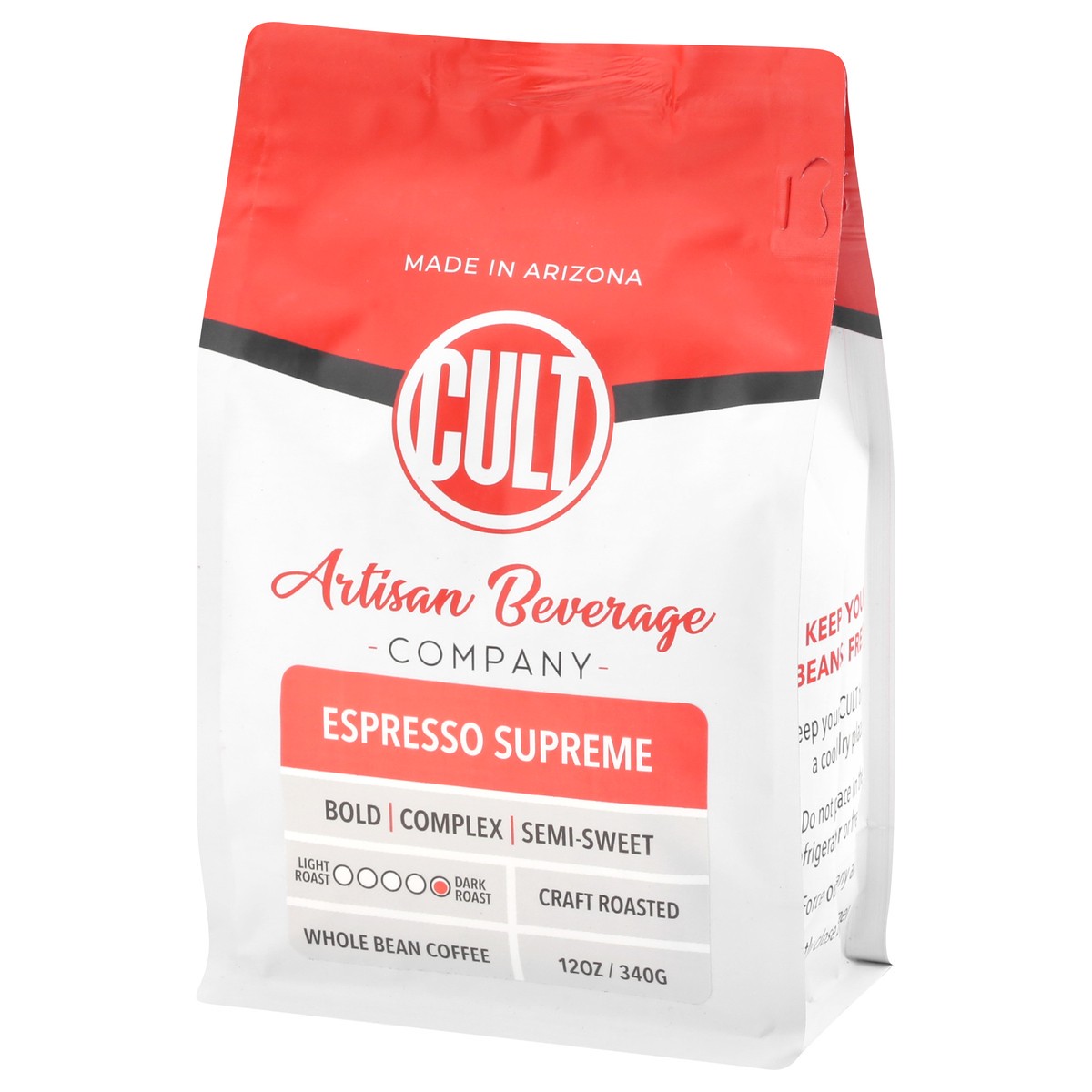 slide 7 of 9, Cult Dark Roast Whole Bean Espresso Supreme Coffee - 12 oz, 12 oz