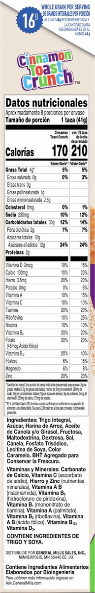 slide 8 of 9, Cinnamon Toast Crunch Breakfast Cereal, 12 OZ, 12 oz