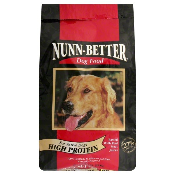 slide 1 of 1, Nunn Better Dog Food, High Protein, 33 lb