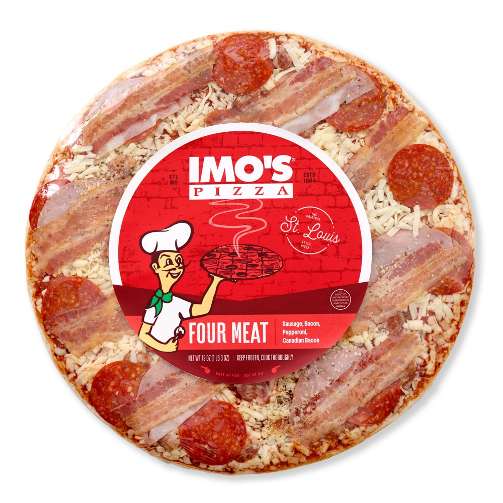 slide 1 of 1, Imo's Imos 4 Meat Frozen Pizza 19 Oz, 19 oz