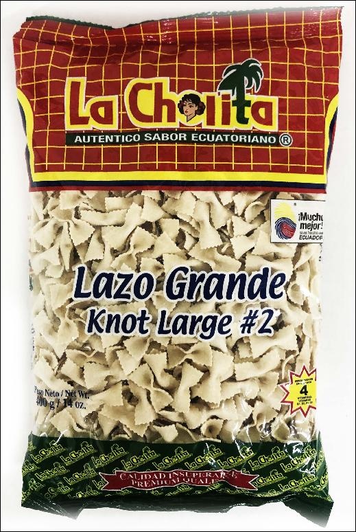 slide 1 of 1, La Cholita Lazo Grande Pasta, 14 oz