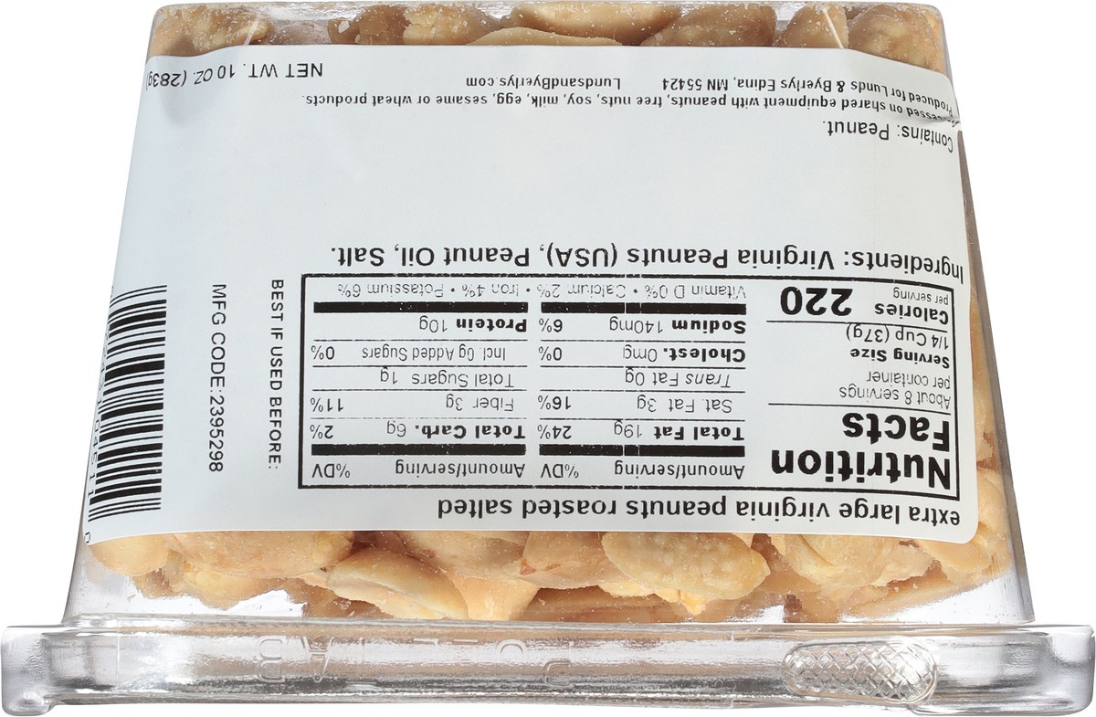 slide 2 of 9, Lunds & Byerlys Salted Roasted Extra Large Virginia Peanuts 10 oz, 10 oz