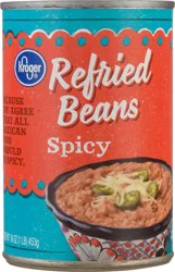 Kroger Spicy Refried Beans