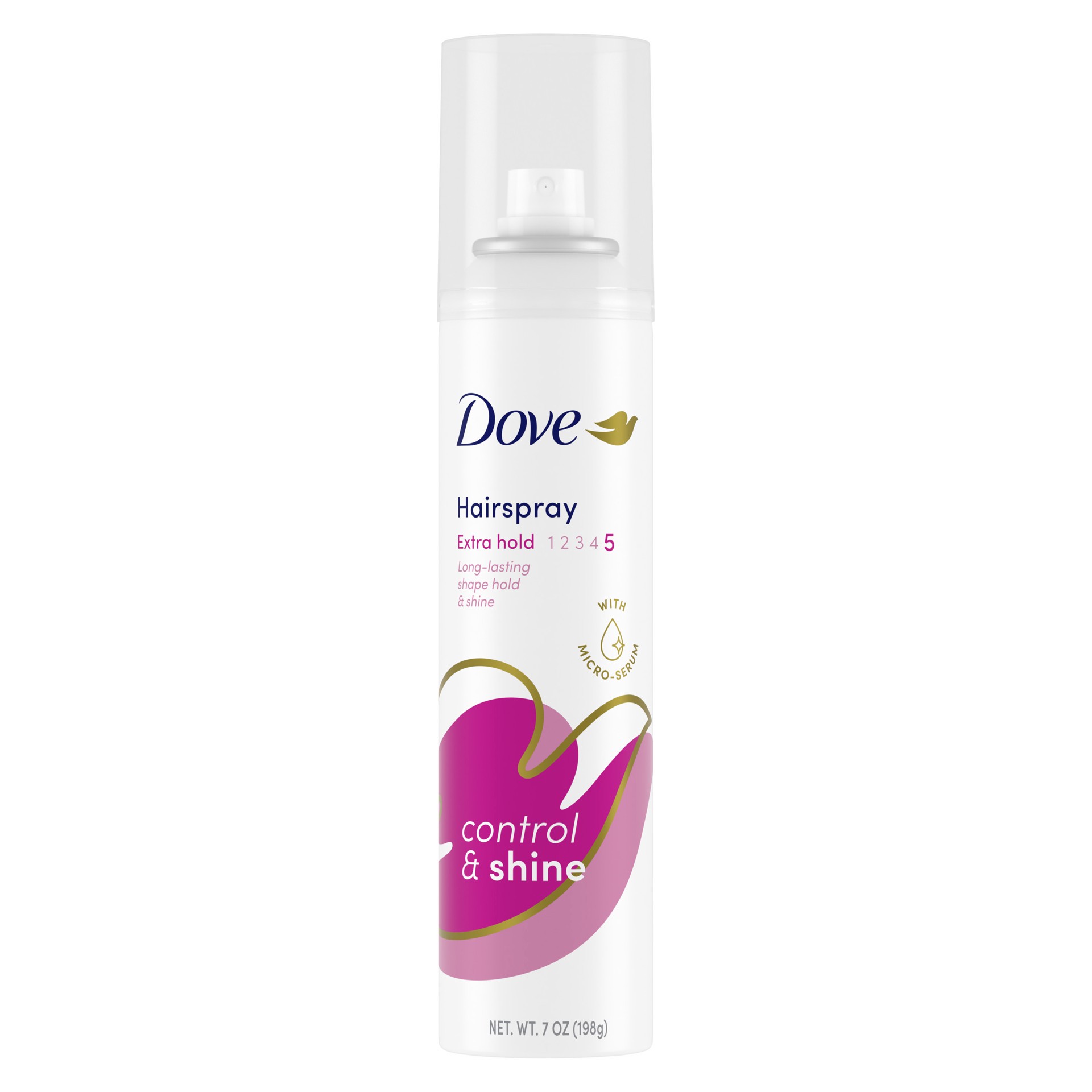 slide 1 of 3, Dove Extra Hold Styling Spray Control & Shine, 7 oz, 7 oz