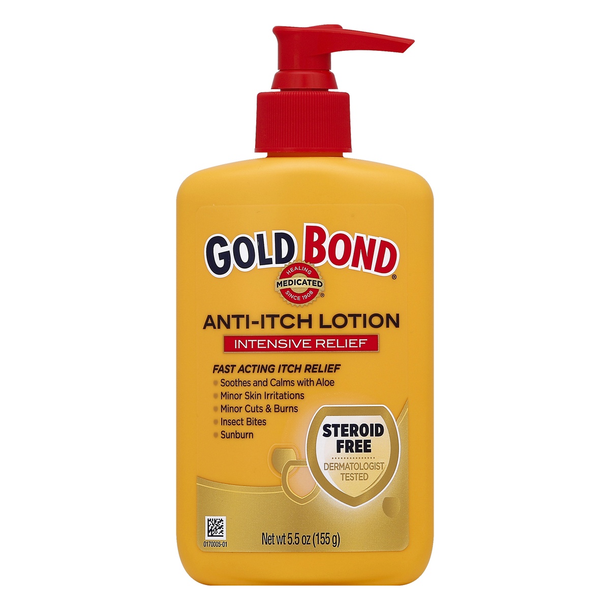 slide 1 of 7, Gold Bond Anti-Itch Lotion (5.5 Oz), Intensive Relief, 5.5 oz