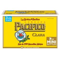 Pacifico Mexican Lager Import Beer, 24 pack 7 fl oz Mini Bottles