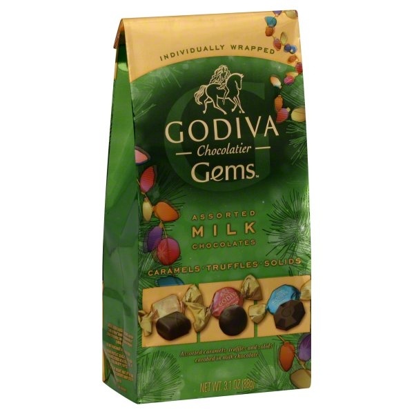 slide 1 of 1, Godiva Chocolatier Milk Chocolates, Assorted, 3.1 oz