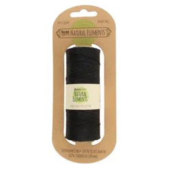 Hemp Spool, Black, 50 g, 10 lb Strength