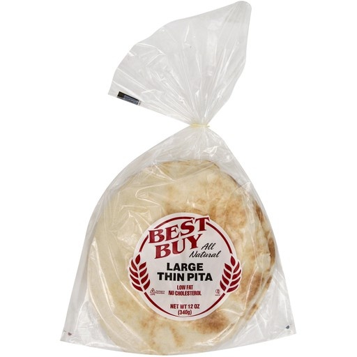 slide 1 of 1, Best Buy Pita 12 oz, 12 oz